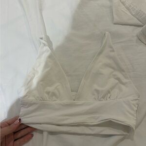 L*Space Elegant Cream Bikini Top